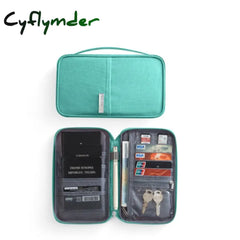 Travel Passport Holder Tickets Storage Bag Wallet Big Credit Cardholder Organizer Waterproof