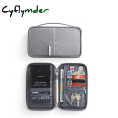 Travel Passport Holder Tickets Storage Bag Wallet Big Credit Cardholder Organizer Waterproof