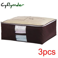 Under Bed Storage Quilt Blanket Clothing Clothes Foldable Bag Box Bedding Underbed Dorm Room