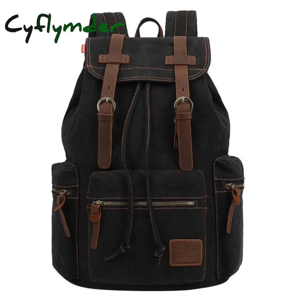 Vintage Canvas Backpacks Men And Women Bags Travel Students Casual For Hiking Camping Backpack