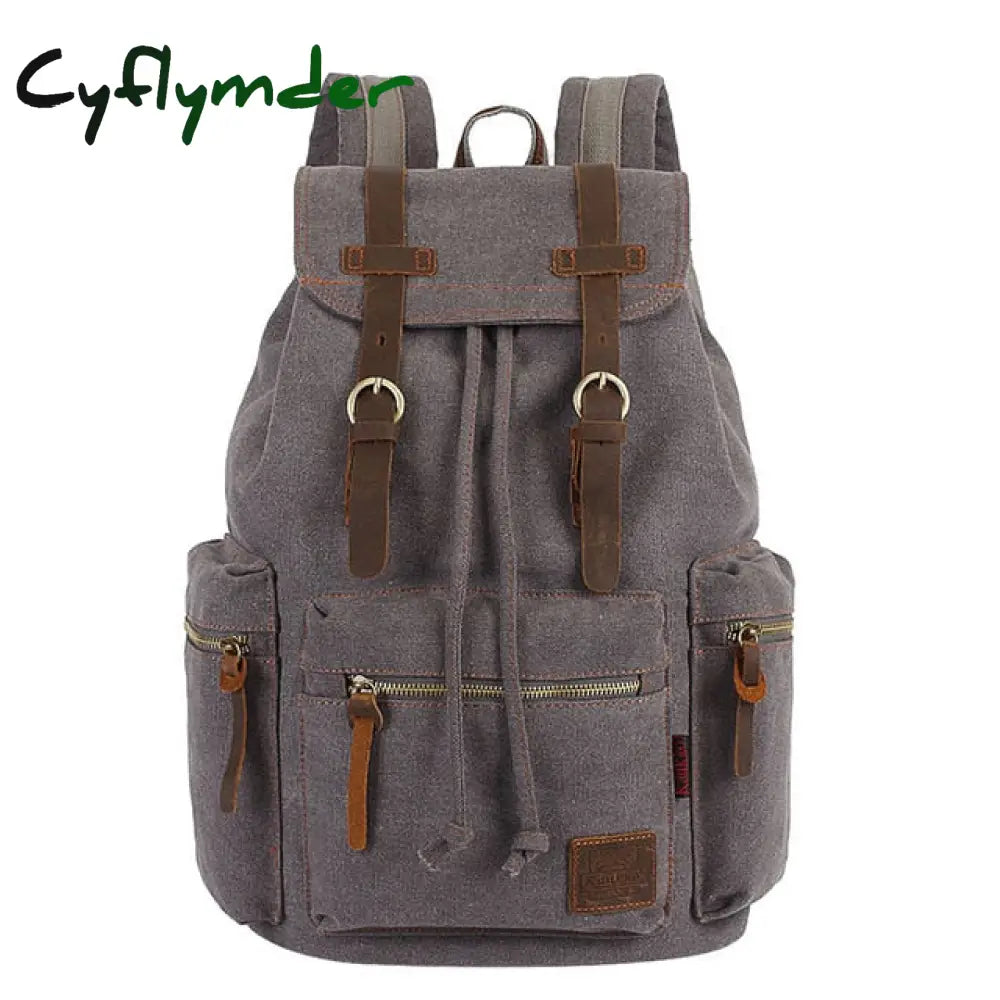 Vintage Canvas Backpacks Men And Women Bags Travel Students Casual For Hiking Camping Backpack