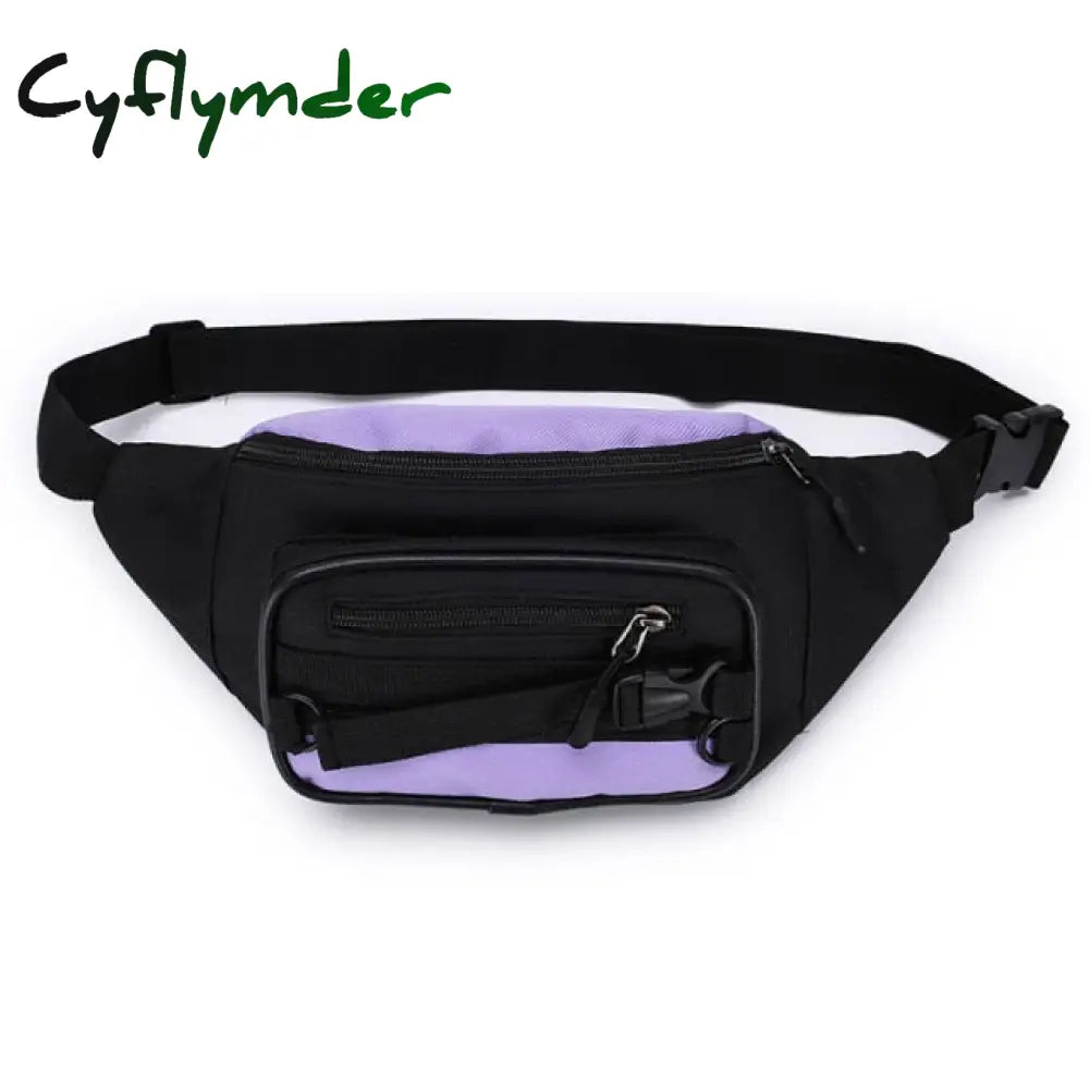 Waist Bag Women’s Fanny Pack Packs Leisure Canvas Bum Package Banana Messenger Bags New Zipper