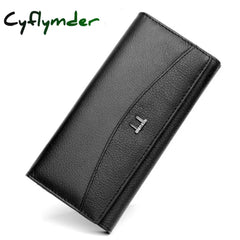 Wallet New Brand 100% Genuine Leather For Women High Quality Coin Purse Female Long Clutch Phone