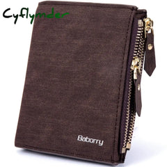 Wallet Rfid Theft Protect Coin Bag Zipper Purse Wallets For Men With Zippers Magic Luxury Men’s