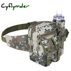 Waterproof Nylon Men Fanny Pack Tactical Military Army Waist Bag Hiking Outdoor Camping Shoulder