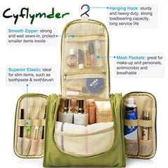 Waterproof Nylon Travel Organizer Bag Unisex Women Cosmetic Hanging Makeup Bags Washing Toiletry