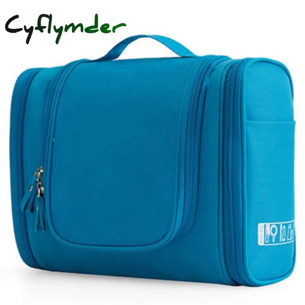 Waterproof Nylon Travel Organizer Bag Unisex Women Cosmetic Hanging Makeup Bags Washing Toiletry