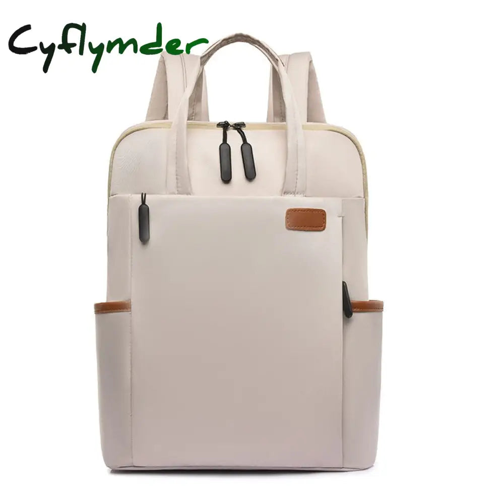 Waterproof Women Business Backpack Fashion Oxford Student School Backpacks 13.4 Inch Laptop Bag