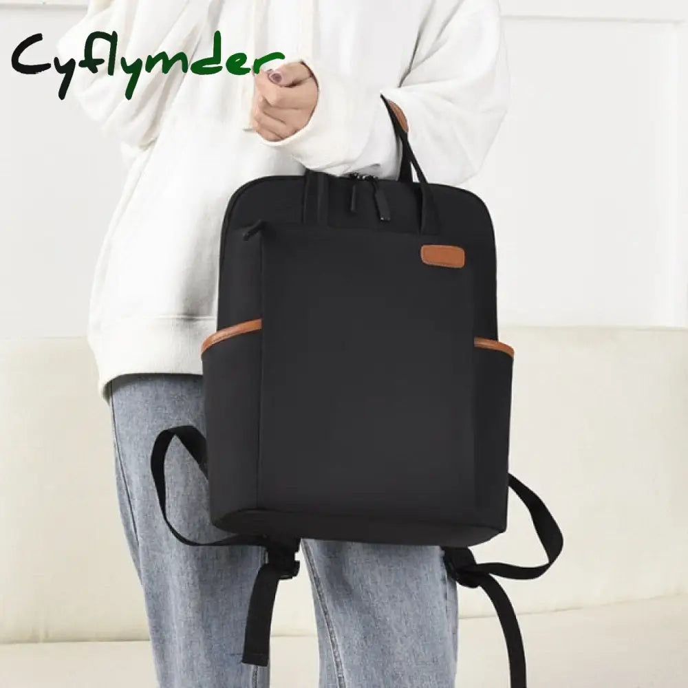 Waterproof Women Business Backpack Fashion Oxford Student School Backpacks 13.4 Inch Laptop Bag