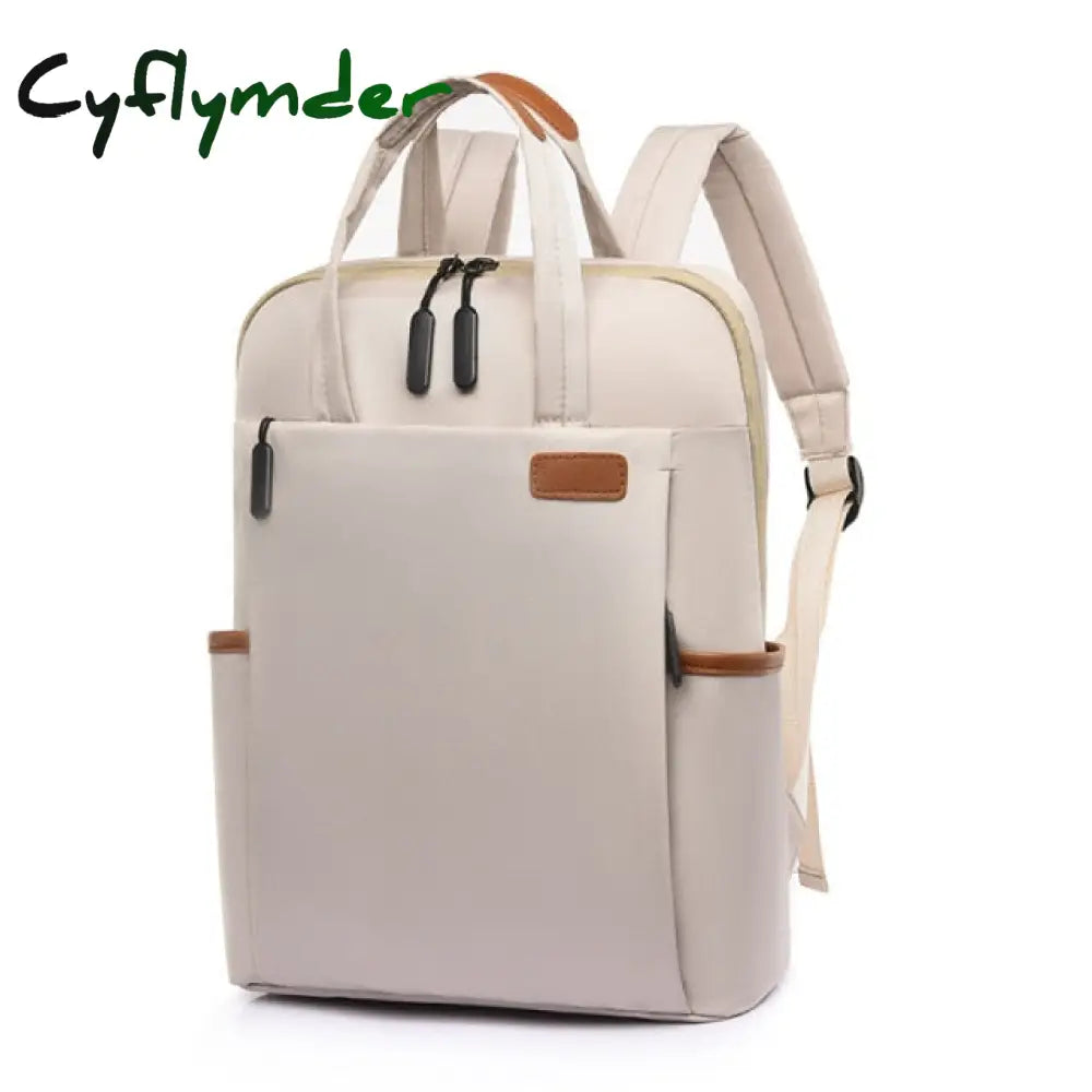 Waterproof Women Business Backpack Fashion Oxford Student School Backpacks 13.4 Inch Laptop Bag