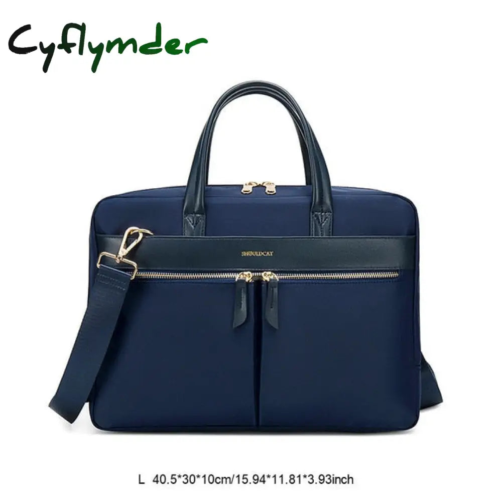 Women Laptop Briefcase Computer Bag Business Document Organizer Ipad Tote Ladies Handbag Messenger