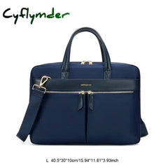 Women Laptop Briefcase Computer Bag Business Document Organizer Ipad Tote Ladies Handbag Messenger