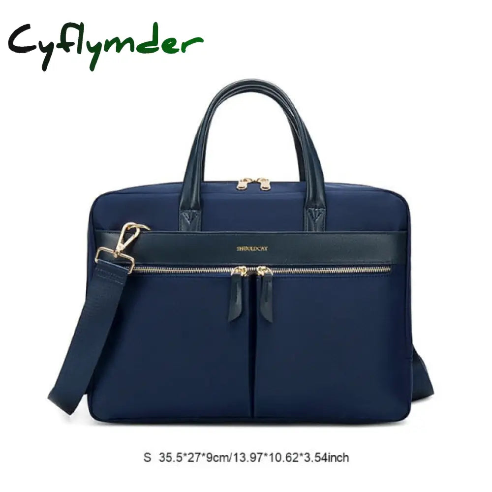 Women Laptop Briefcase Computer Bag Business Document Organizer Ipad Tote Ladies Handbag Messenger