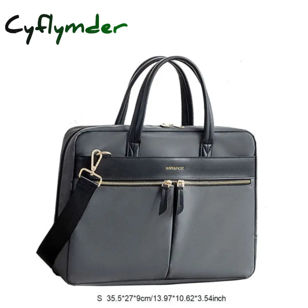 Women Laptop Briefcase Computer Bag Business Document Organizer Ipad Tote Ladies Handbag Messenger