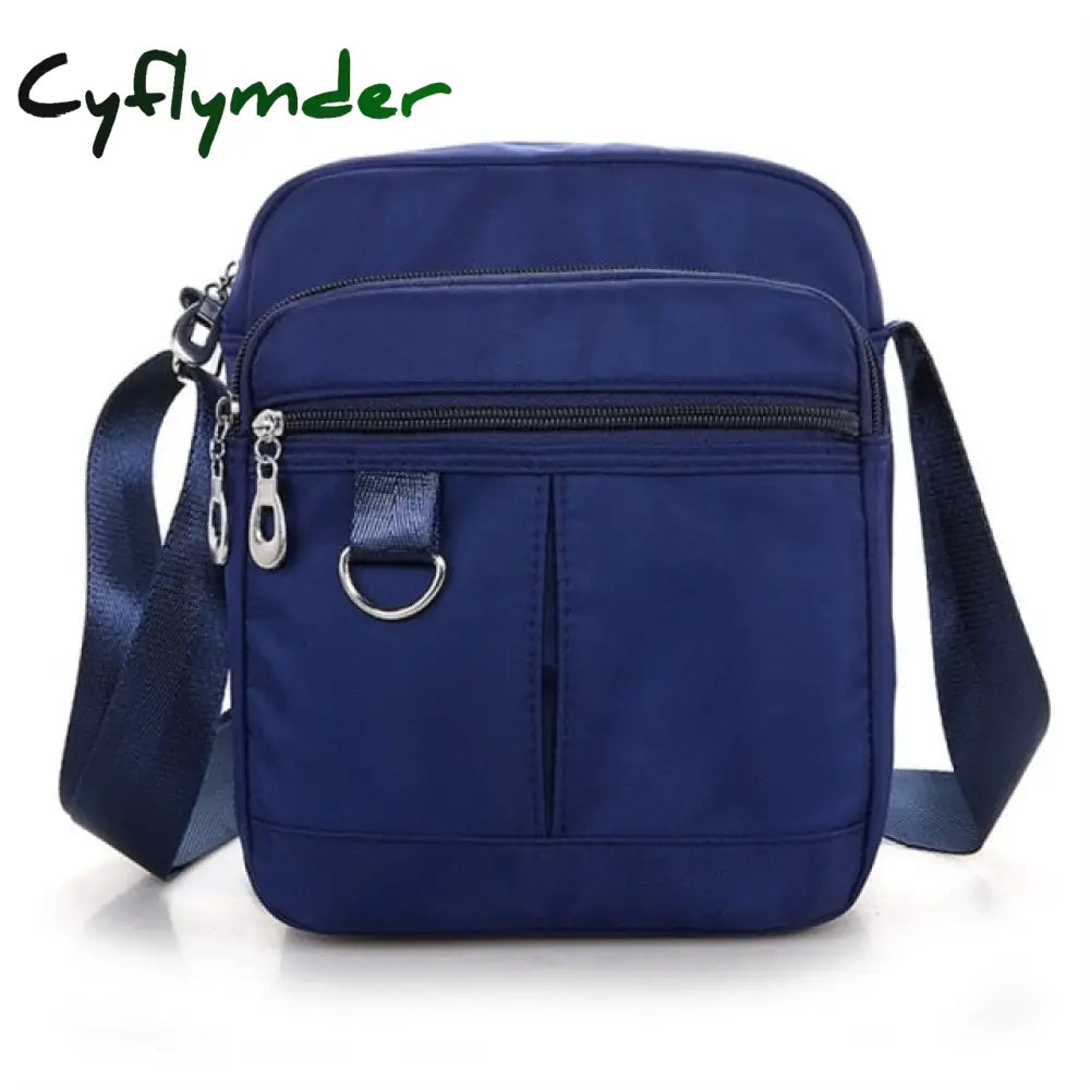 Women Nylon Shoulder Bag Waterproof Multi-Pocket Zipper Luxury Handbags Crossbody Bags For Designer