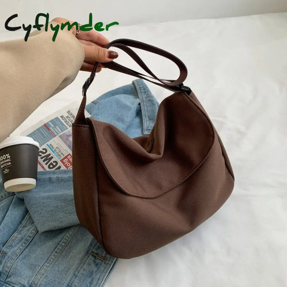 Women Shoulder Crossbody Book Bag Big Korean Nylon Fashion Students Messenger Bags For School Girls