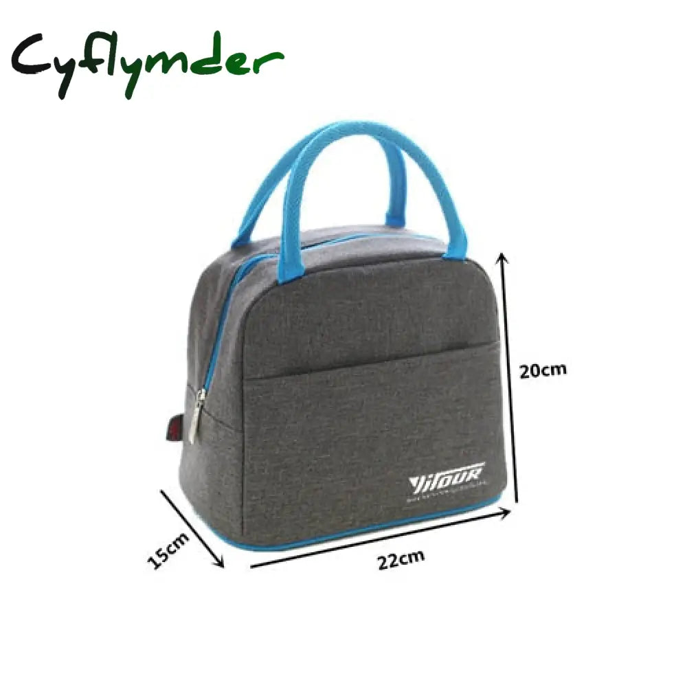 Women Thermal Insulation Cooler Lunch Bags Picnic Bento Box Fresh Keeping Ice Pack Bag Food Fruit