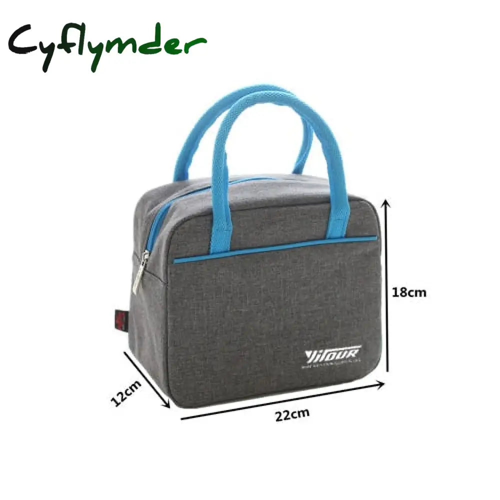 Women Thermal Insulation Cooler Lunch Bags Picnic Bento Box Fresh Keeping Ice Pack Bag Food Fruit