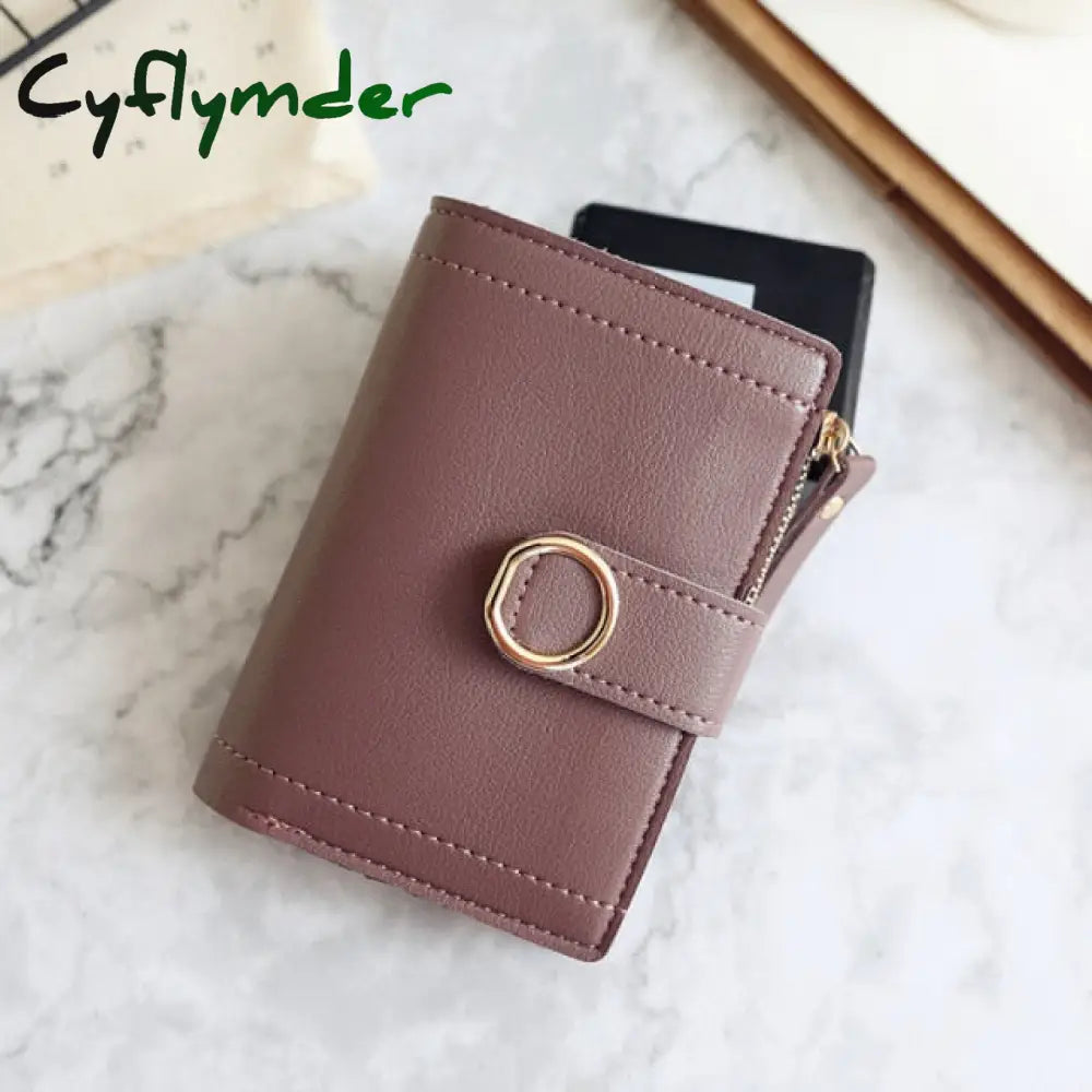 Women Wallets Small Fashion Brand Leather Purse Ladies Card Bag For Clutch Female Money Clip Wallet