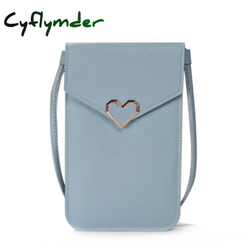 Women’s Mobile Phone Bag Female Messenger Shoulder Bags Crossbody Retro Pu Leather Mini Handbags