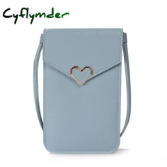 Women’s Mobile Phone Bag Female Messenger Shoulder Bags Crossbody Retro Pu Leather Mini Handbags