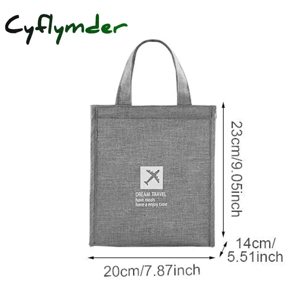 Women’s Thermal Lunch Box Bag Portable Kids School Fresh Food Men’s Cooler Bento Pouch Office