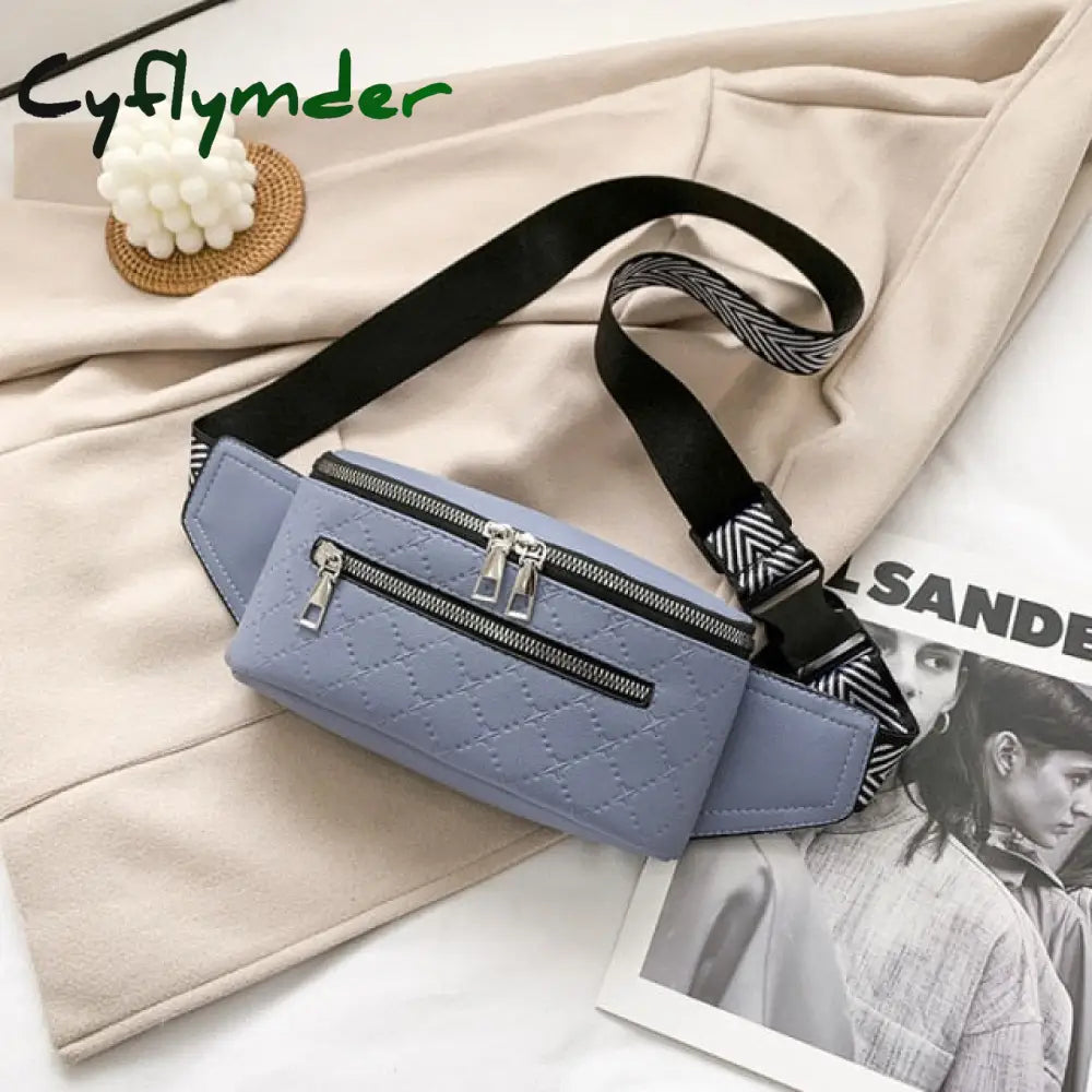 Women’s Waist Bags Fashion Leather Fanny Pack Shoulder Crossbody Ladies Women Belt Bag