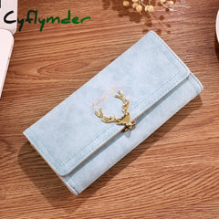 Women’s Wallet Purse Pu Leather New Fashion Clutch Portefeuille Large Capacity Long Short Coin