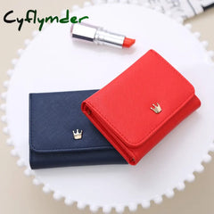 Women’s Wallet Short Women Coin Purse Crown Wallets For Woman Card Holder Small Ladies Female