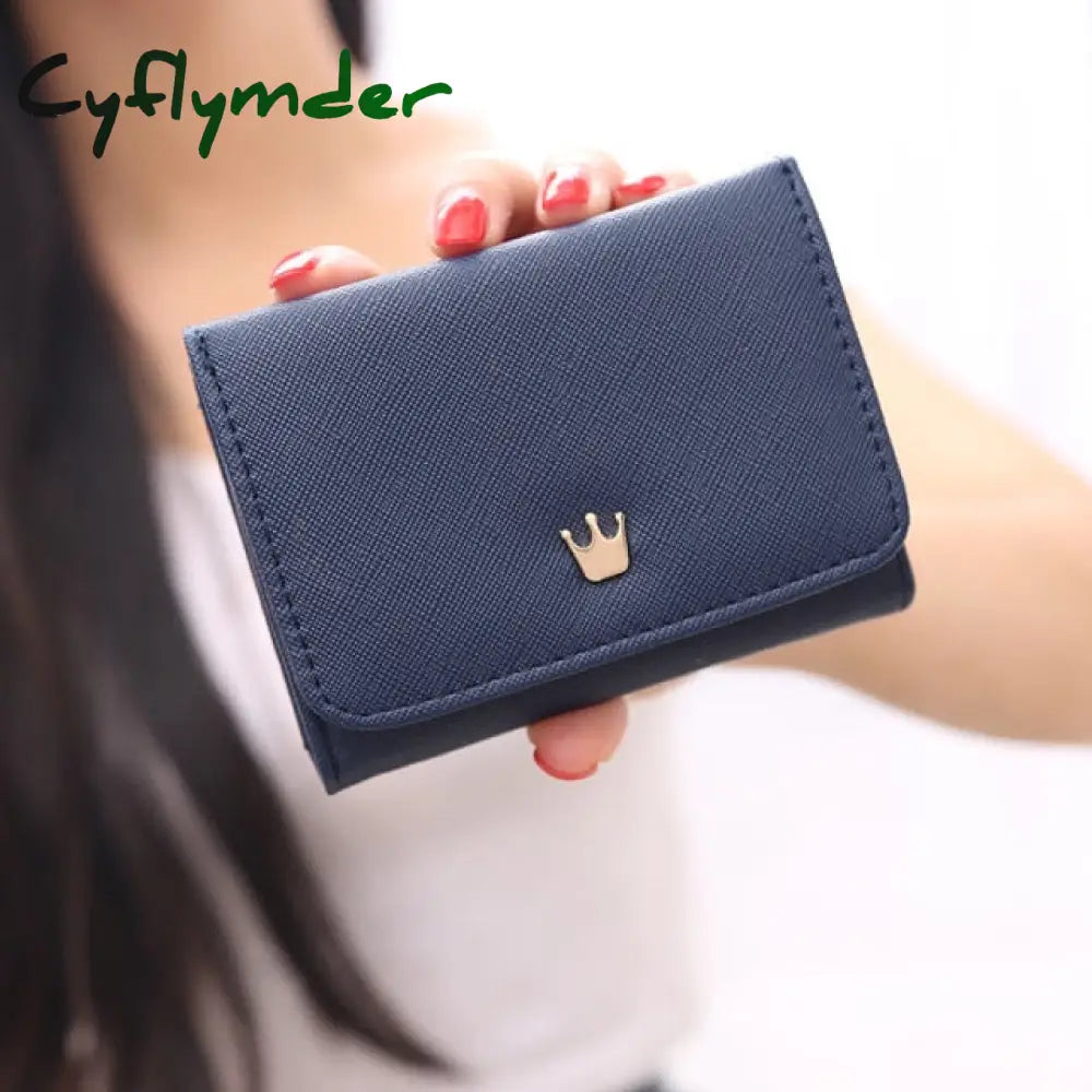 Women’s Wallet Short Women Coin Purse Crown Wallets For Woman Card Holder Small Ladies Female