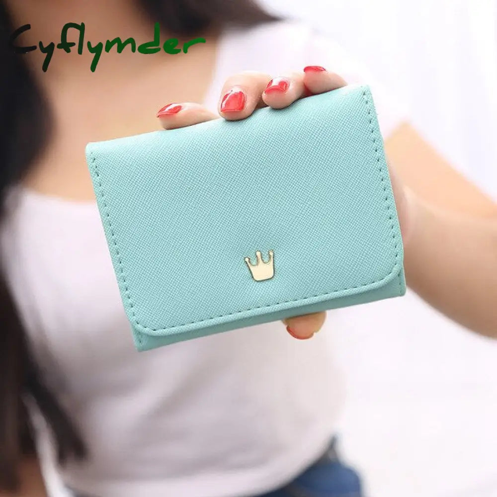 Women’s Wallet Short Women Coin Purse Crown Wallets For Woman Card Holder Small Ladies Female