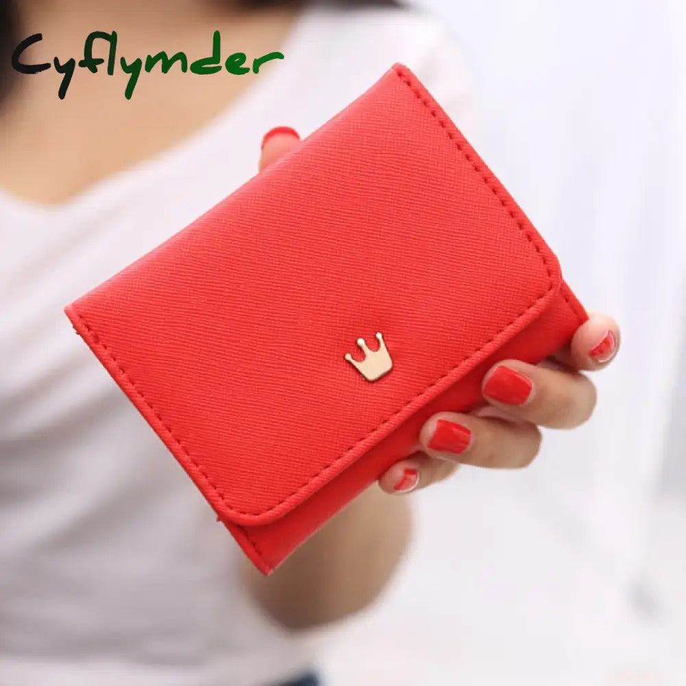 Women’s Wallet Short Women Coin Purse Crown Wallets For Woman Card Holder Small Ladies Female