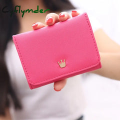 Women’s Wallet Short Women Coin Purse Crown Wallets For Woman Card Holder Small Ladies Female