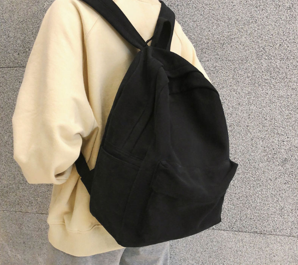 Source Canvas Backpack School Bag Set Back To School Bag Set Strip Canvas  Cute Backpacks For Teenage Girls on m.