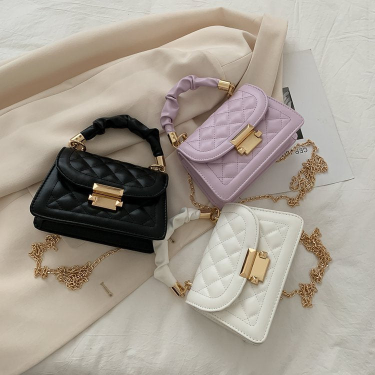 Cute Nylon Crossbody Bags Small Square Bag For Men Women Korean