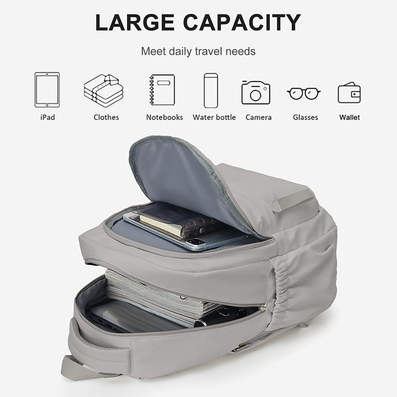 Cyflymder Laptop Backpack for Women, Anti Theft Work Backpack for 14 Inch, School Backpack Nurse Backpack, Bookbag for Teenage Girls Boys