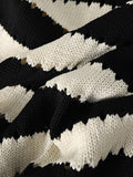 Cyflymder - Eyelet Stripe Knit Short Dress