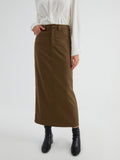 Cyflymder- Maples Slit Maxi Skirt