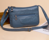 Cyflymder Vintage Women Handbag Purse Pu Leather Shoulder Bag Pockets Crossbody Bag Luxury Bags for Girls Mochila