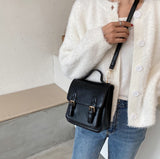 Cyflymder Elegant Female Solid Color Tote bag New High Quality PU Leather Women's Designer Handbag Vintage Shoulder Messenger Bag