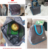 Cyflymder Thermal Insulation Cooler Lunch Bag Picnic Bento Box Fresh Keeping Ice Pack Food Fruit Container Storage Accessories Supply