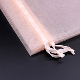 Cyflymder 100 Pcs/lot champagne color Drawstring Organza Bag small Pouches Jewelry Package Bags Christmas Wedding Packaging Gift Bags
