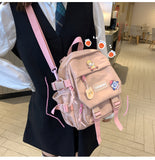 Cyflymder Small women's backpack girls school bag waterproof nylon fashion Japanese casual young girl's bag Female mini