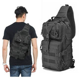 Cyflymder Military Tactical Assault Pack Sling Backpack Waterproof EDC Rucksack Bag for Outdoor Hiking Camping Hunting Trekking Travelling
