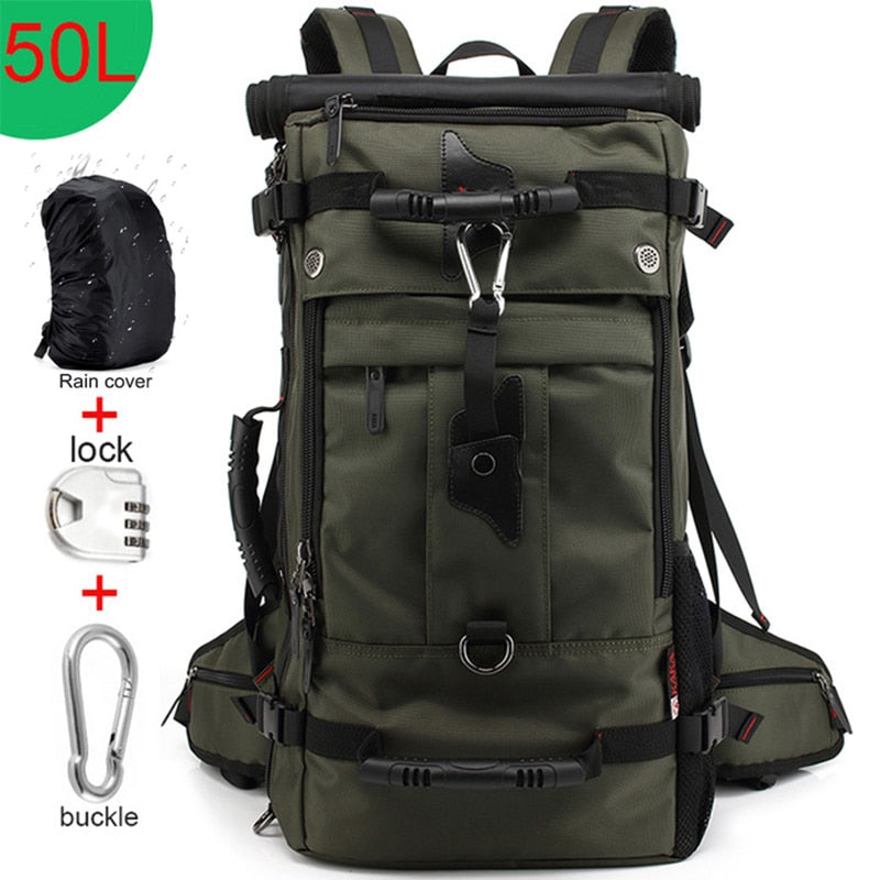 Cyflymder 50L Waterproof Travel Backpack Men Women Multifunction 17.3 Laptop Backpacks Male outdoor Luggage Bag mochilas Best quality