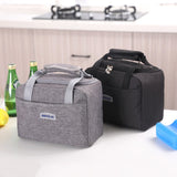 Cyflymder Lunch Box Bag Waterproof Thermal Bag Oxford Fabric Portable Thermal Insulated Cation Picnic Food Box Women Tote Storage Ice Bags