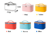 Cyflymder Women's Cosmetic Bag Make Up Organizer Travel Make Up Necessaries Organizer Zipper Makeup Case Pouch Toiletry Kit Bags