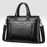 Cyflymder Fashion Men's Briefcase Bag Man Messenger Handbags Business Shoulder Bags Travel Handbag Men Briefcases Brown Hand Bag Briefcase