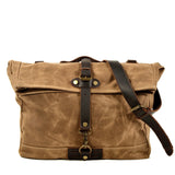Cyflymder Retro canvas shoulder messenger bag men's street simple travel oblique backpack trend messenger bag casual men's bag Gifts for Men