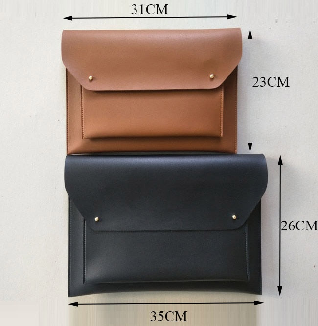Cyflymder Korean new women envelope clutch bag Simple pu leather female Commuter A4 briefcase Large capacity Laptop bag Day Clutches bolsa